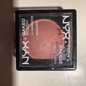 Blush, illuminizer, and bronzer